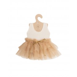 Tutu beige pour poupée...