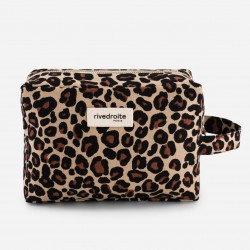 Trousse leopard beige...