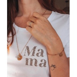 T-shirt Mama leopard Mon...